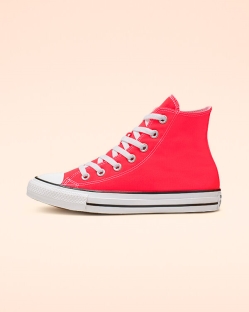 Converse Chuck Taylor All Star Seasonal Color Női Magasszárú Világos/Piros | FDWHGYB-HU